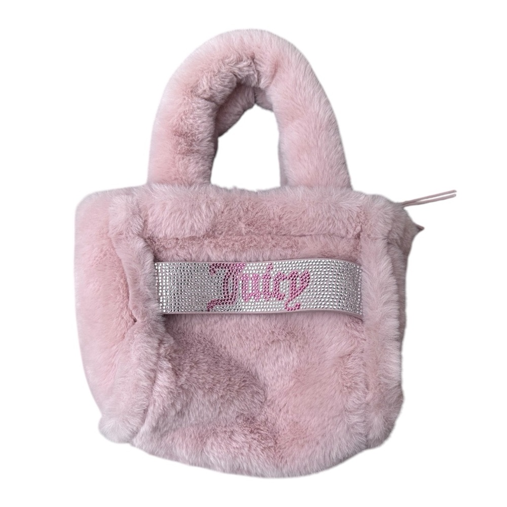 Juicy Couture Pink Kids Fur Tote